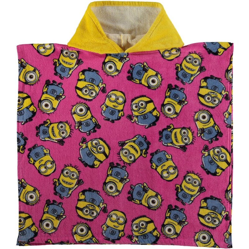 Character Towel Poncho Infant, minion girl
