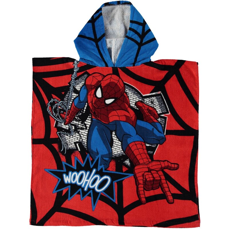 Character Towel Poncho Infant, spiderman