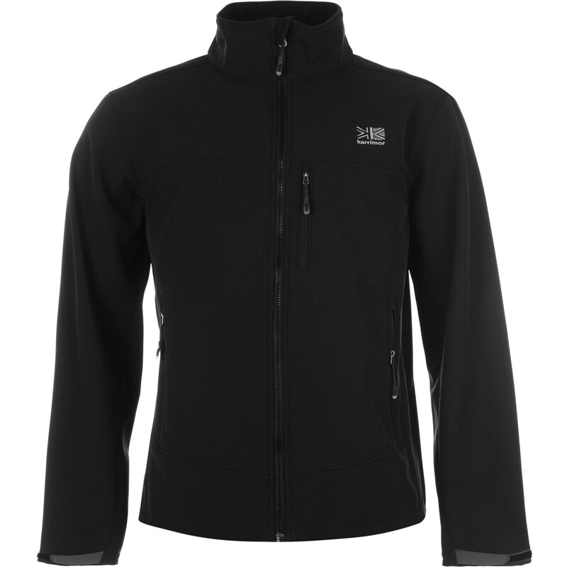 Karrimor Ridge Softshell Jacket Mens Black/Charcoal