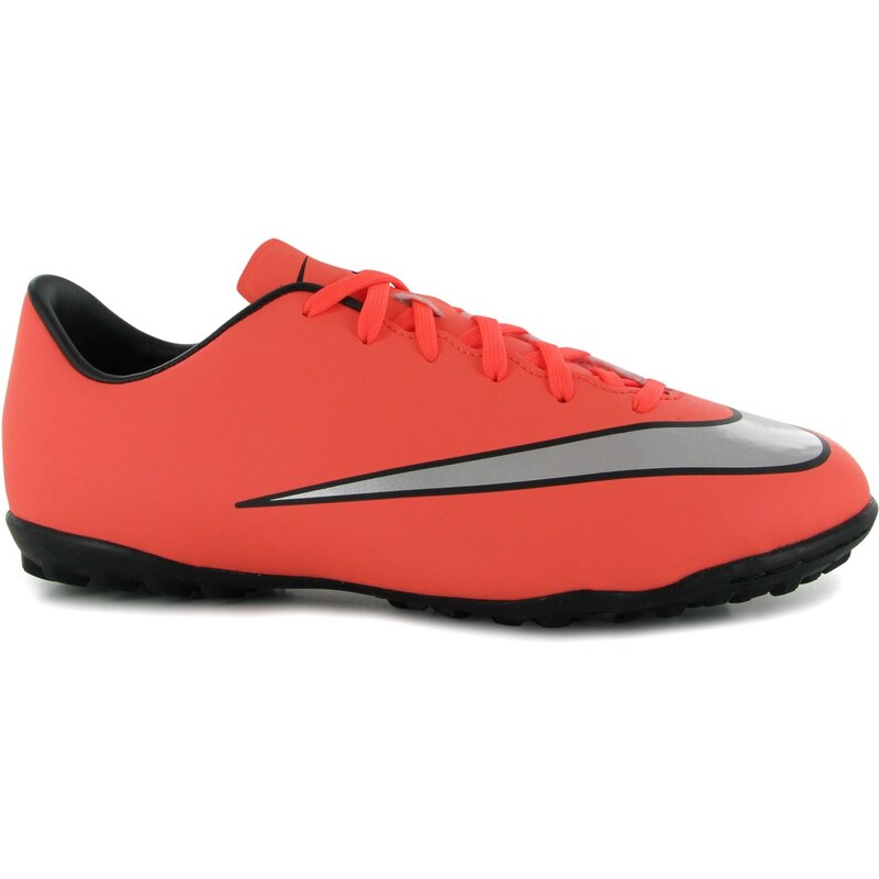 Nike Mercurial Victory V dětské Astro Turf Trainers Mango/Silver