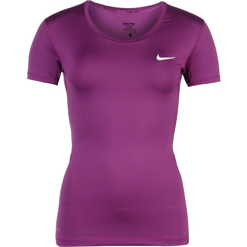 Sportovní tričko Nike Pro V Neck dám. fialová