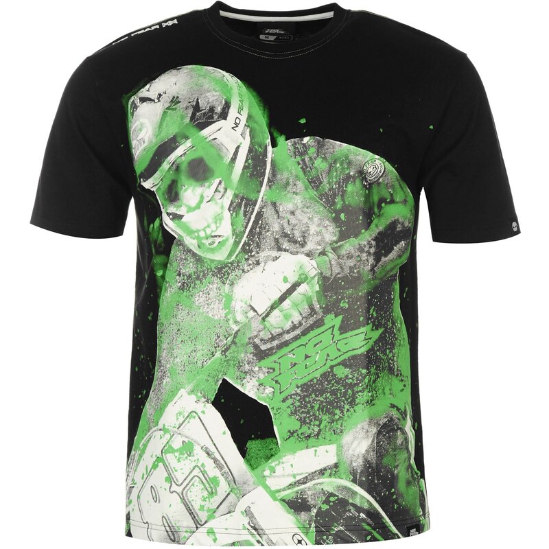 No Fear Moto Graphic T Shirt Mens, glow reaper