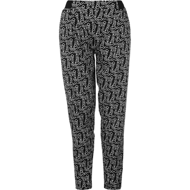 Tepláky dámské Lee Cooper Harem Blk/Wht Geo