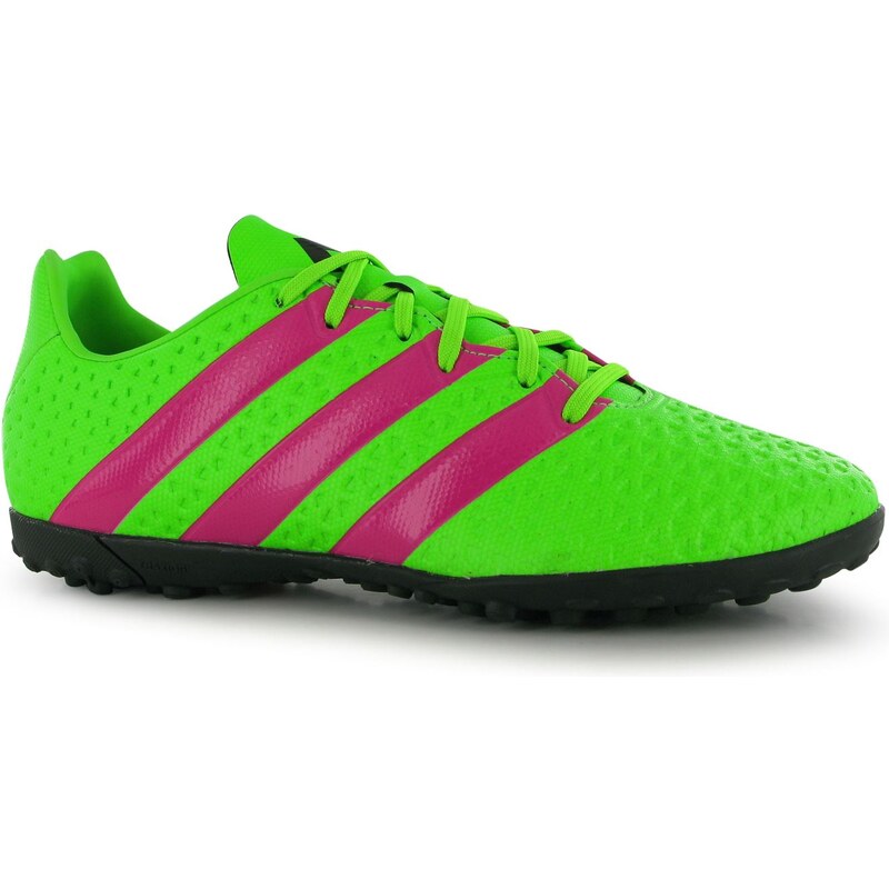 Adidas Ace 16.4 Mens Astro Turf Trainers, solar green