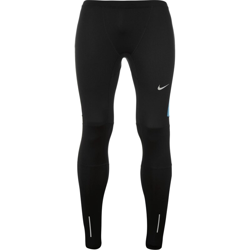 Legíny Nike Essential RunningTights pán. černá/modrá