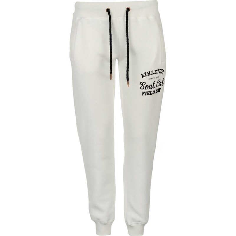 SoulCal Athletic Jogging Bottoms Ivory