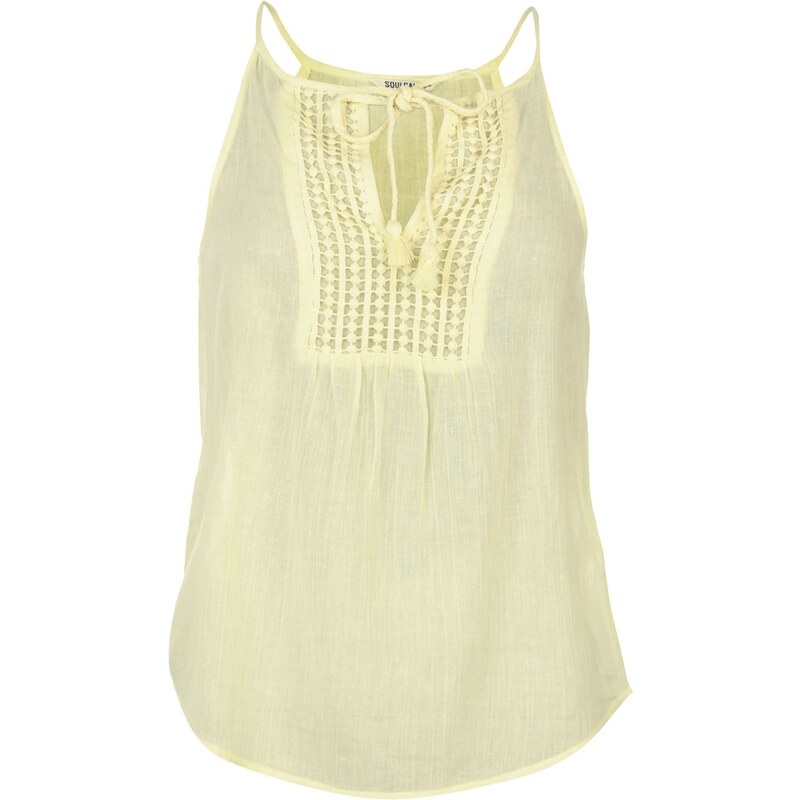 Soul Cal Top SoulCal Embroidered Cami dám.