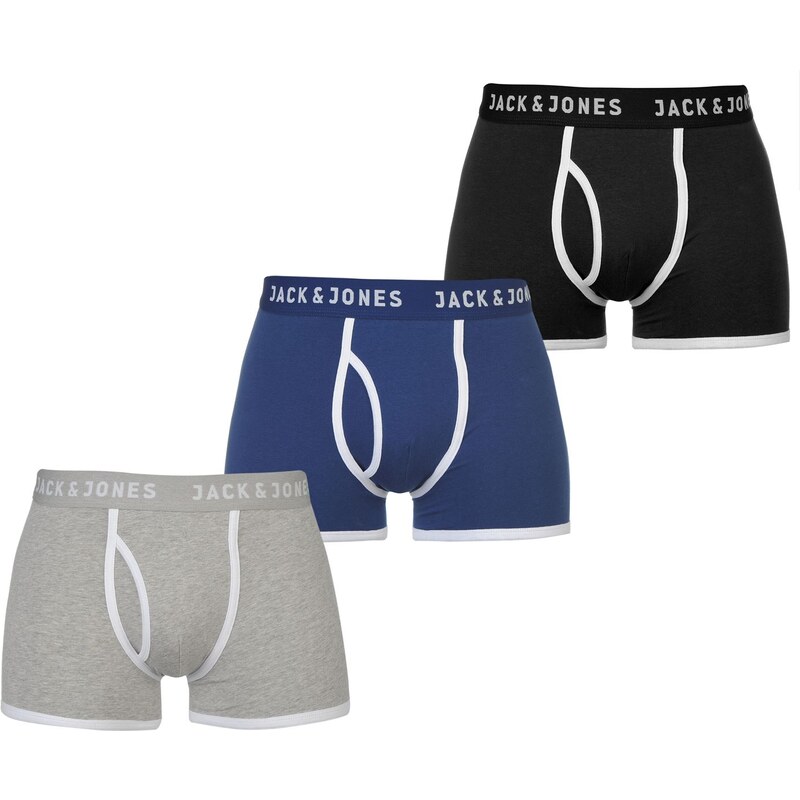 Boxerky Jack and Jones Piping 3 Pack Boxers pán.