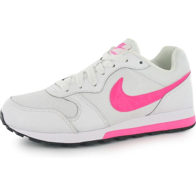 Nike MD Runner 2 dětské Girls Trainers White/Pink