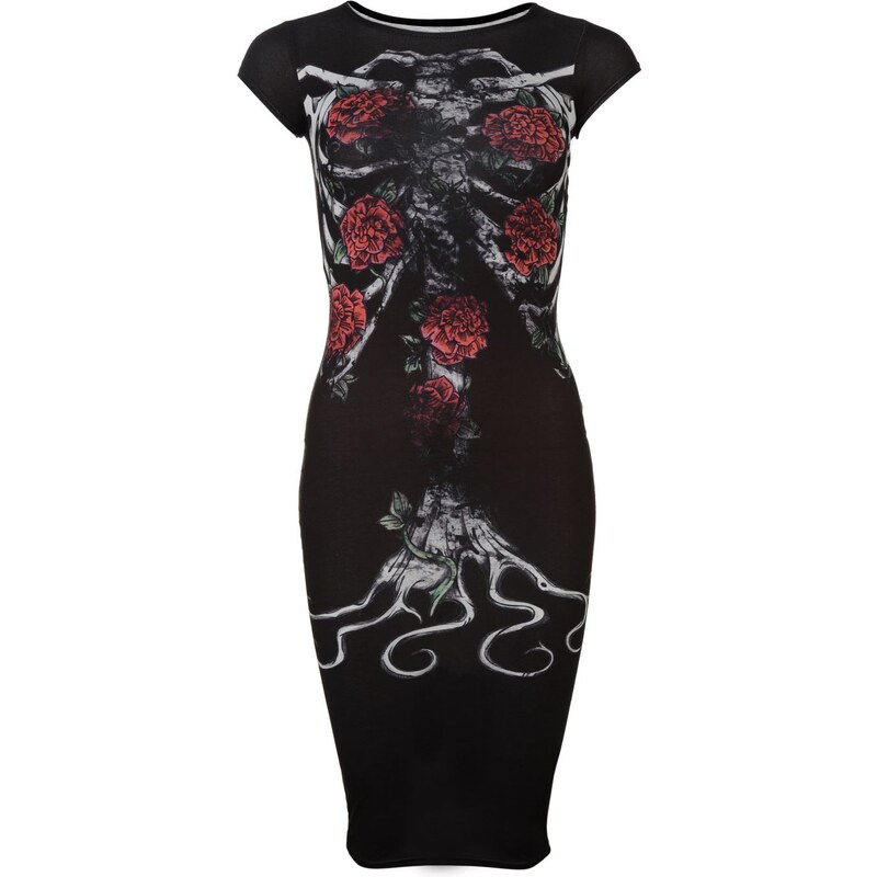 Jilted Generation Midi Dress dámské Ribs and Roses