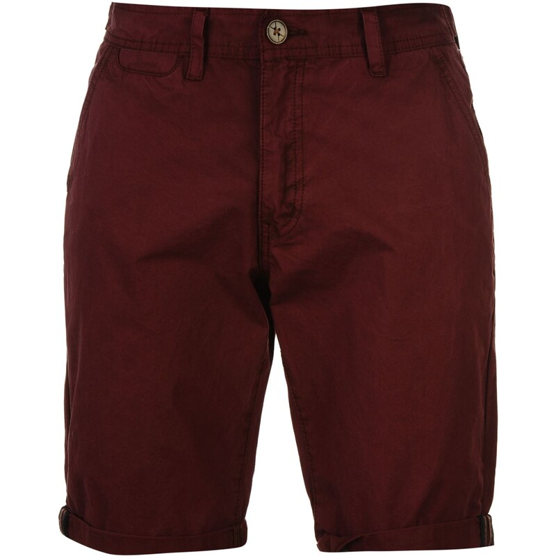 Kraťasy pánské SoulCal Chino Burgundy