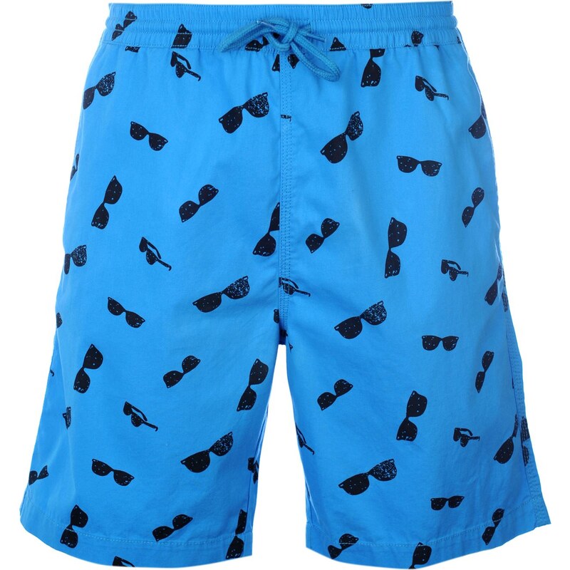 Lee Cooper All Over Pattern Shorts Mens, blue