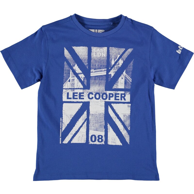 Tričko Lee Cooper Bridge dět. královská modrá
