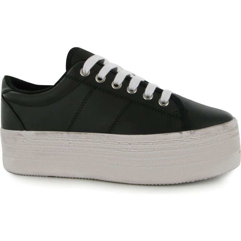 Jeffrey Campbell boty JC zomg lthr wash dámské Black/White