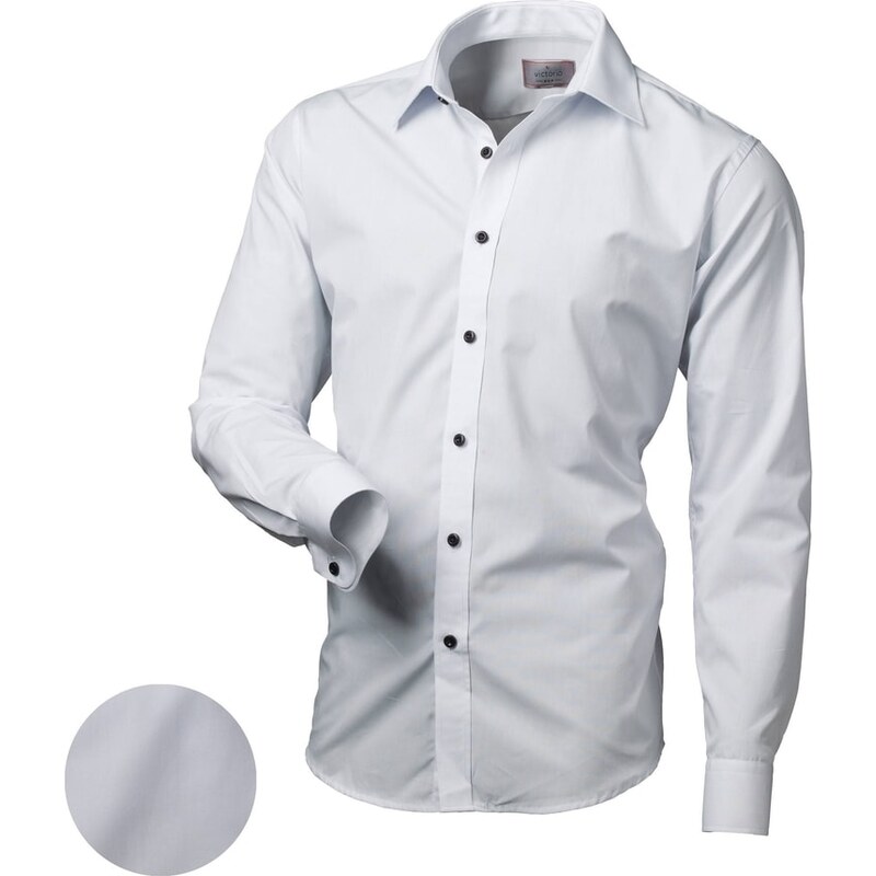 Victorio Elegantní bílá košile V134