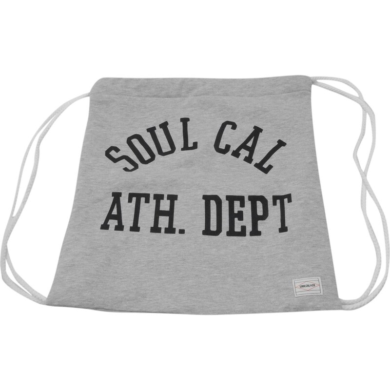 Soul Cal Sportovní taška SoulCal Jersey Drawstring šedá