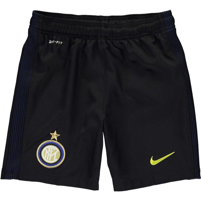 Sportovní kraťasy Nike Inter Milan Home 2016 2017 dět. černá/žlutá