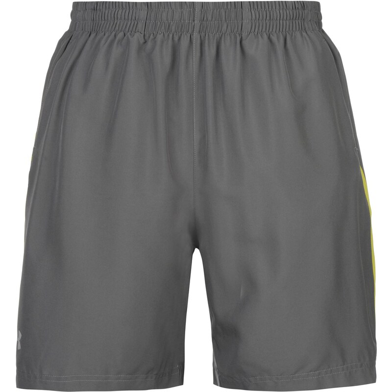 Under Armour 7 Inch Solid pánské Shorts Charcoal/Yellow
