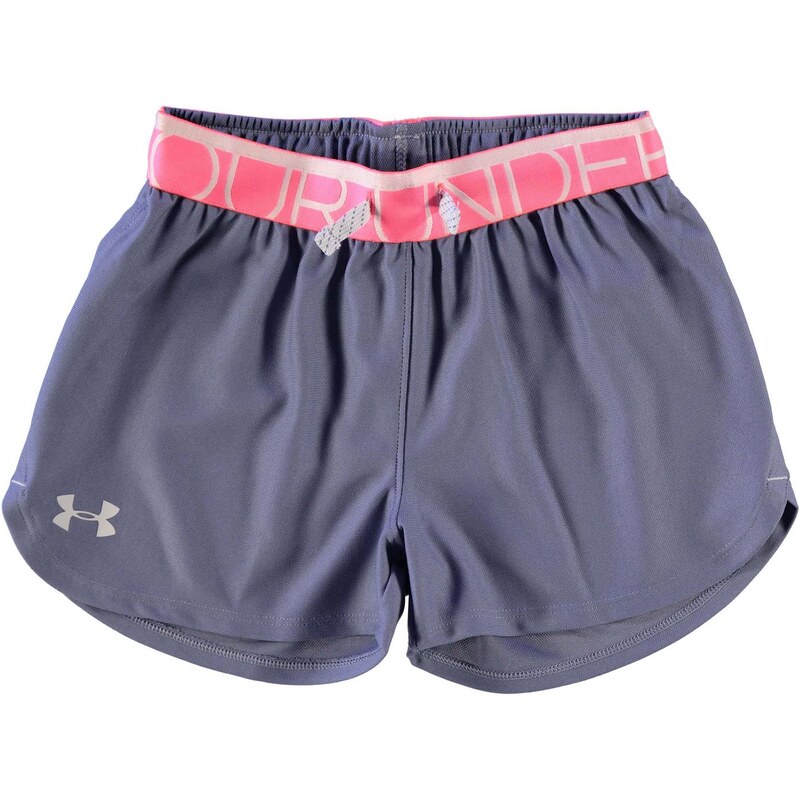 Under Armour Glitzy Poplin Short Girls Purple