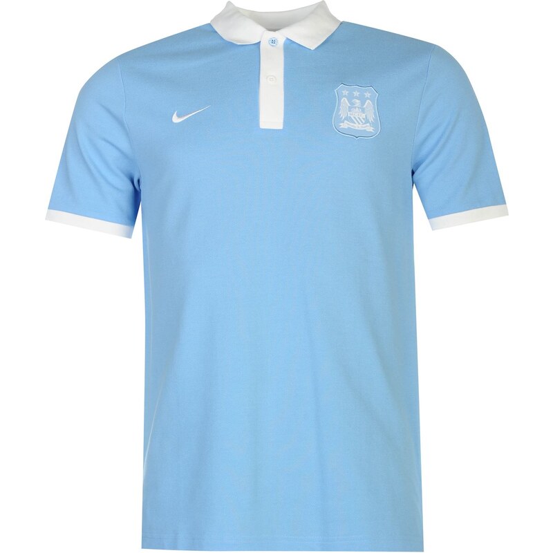 Dres Nike Manchester City Club Polo pán. modrá/bílá