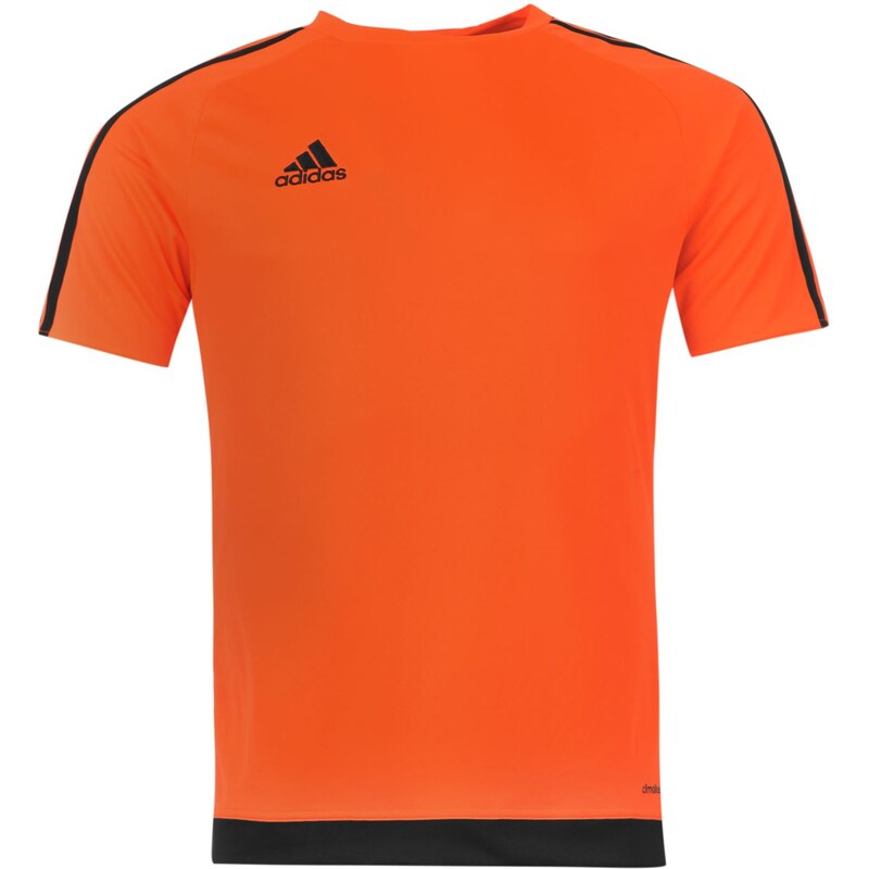 Adidas 3 Stripe Sereno pánske tričko Solar Orange