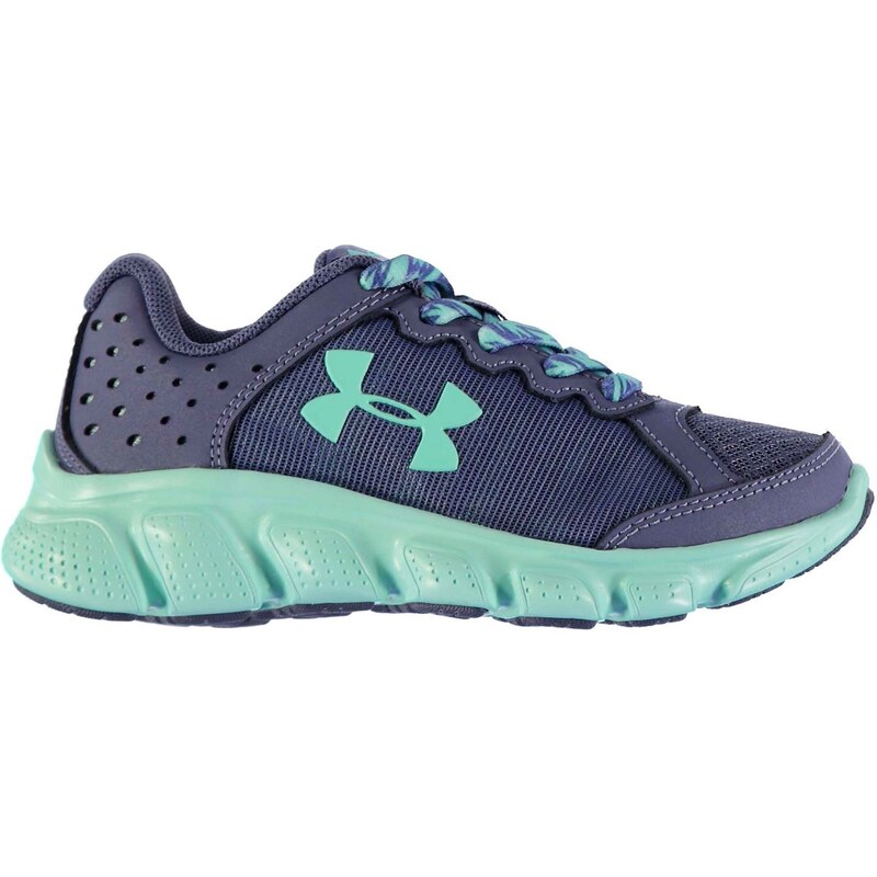 under armour Jago Ripstop Childrens Trainers Purple/Silver