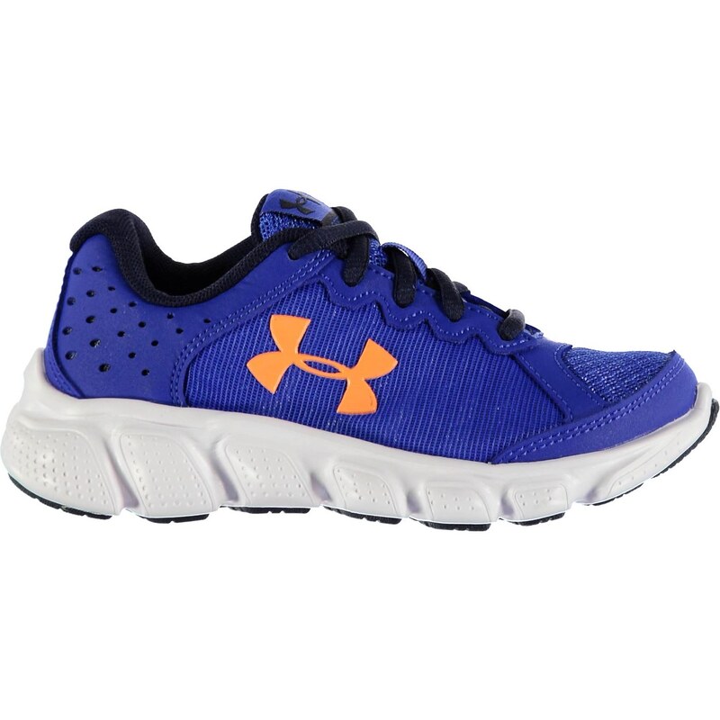 Under Armour UnderArmour Classic Tech Childrens Trainers Blue/White