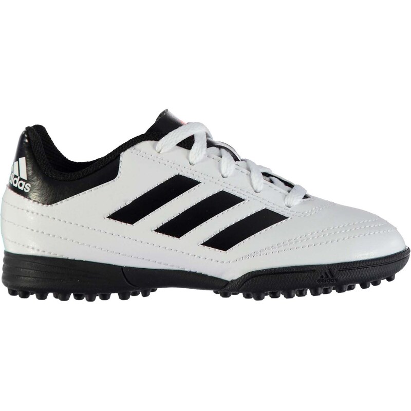 Adidas Goletto TF Football Boots Child Boys White/Solar Red