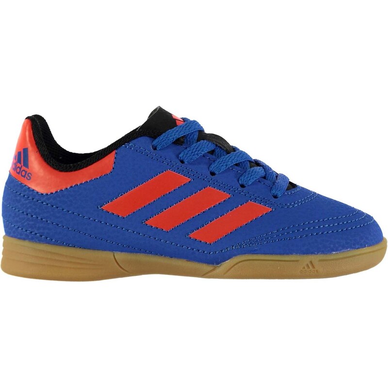 adidas F10 TRX Childrens Astro Turf Trainers Shock Blue