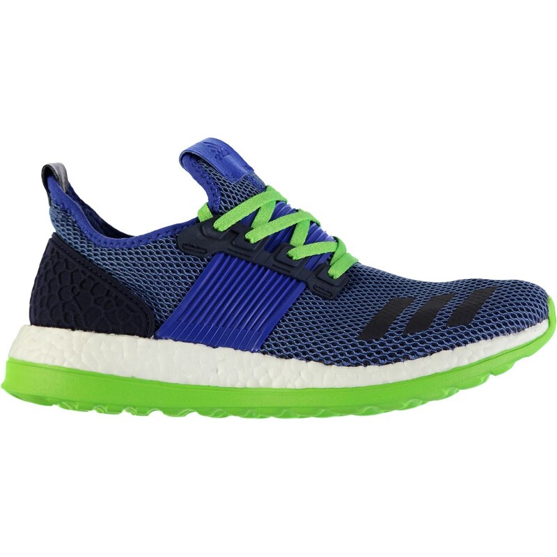 adidas pure boost zg running shoes mens Blu/Nvy/SolGrn