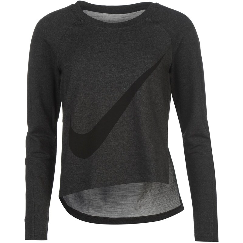 Tričko Nike Swoosh dám. černá/bílá