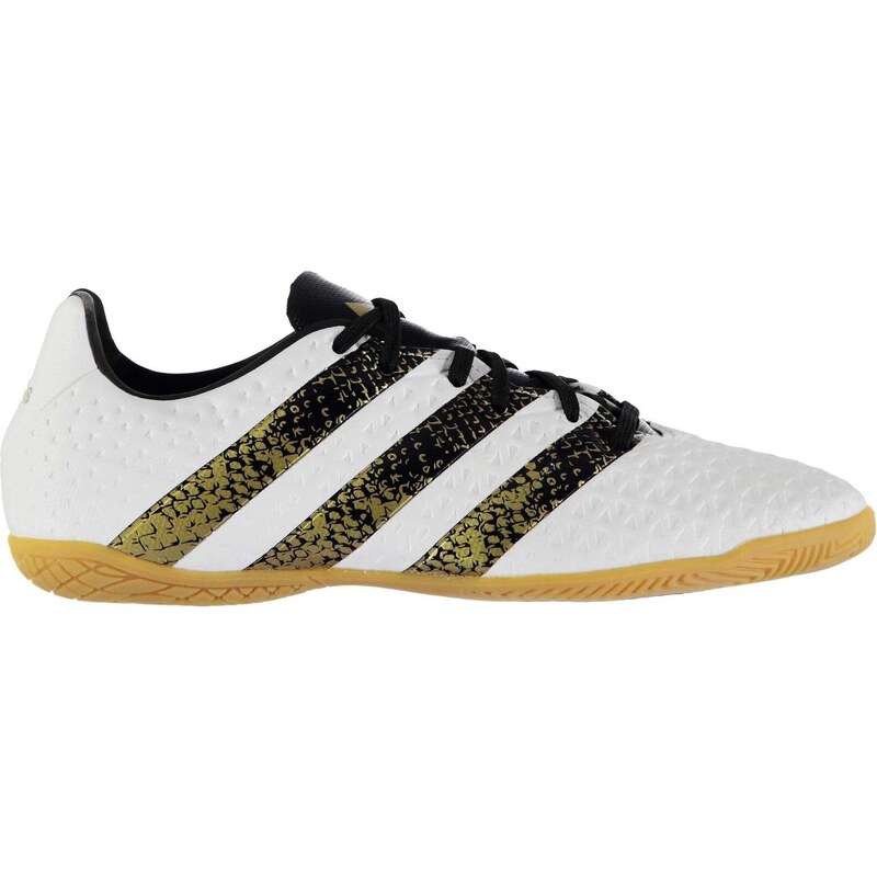 adidas Ace 16.4 Indoor Football Trainers pánské White/Blk/Gold