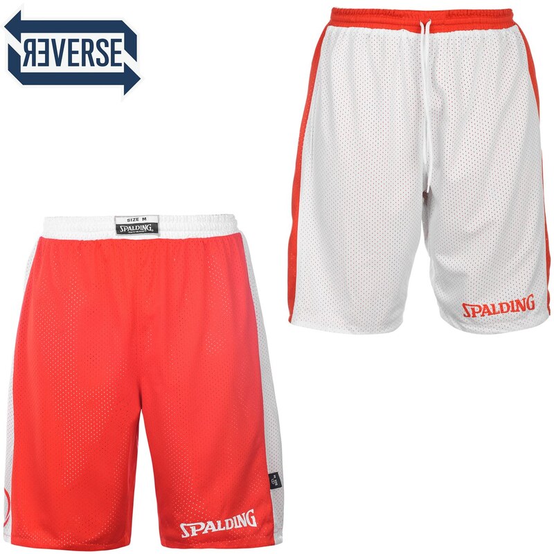 Spalding Reversible Shorts Mens, red/white