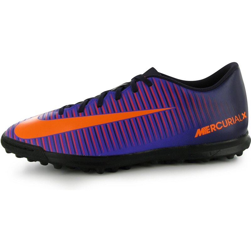 Nike Mercurial Vortex pánské TF Trainers Purple/Citrus
