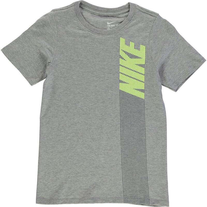 Tričko Nike Vertical JDI QTT dět. šedá