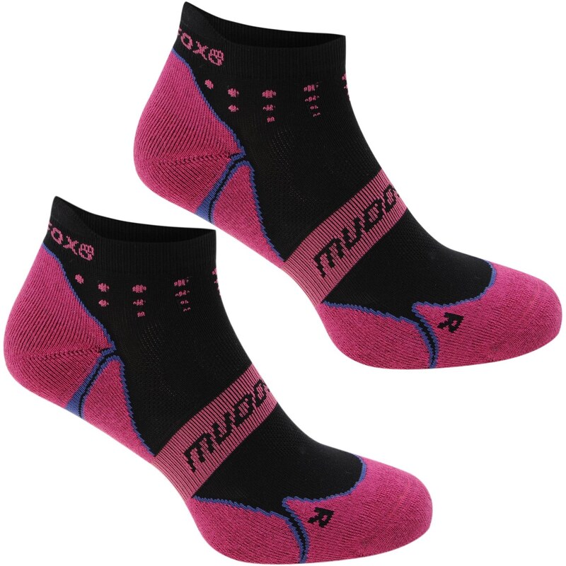 Ponožky Muddyfox Cycle 2 Pack dám. černá/růžová