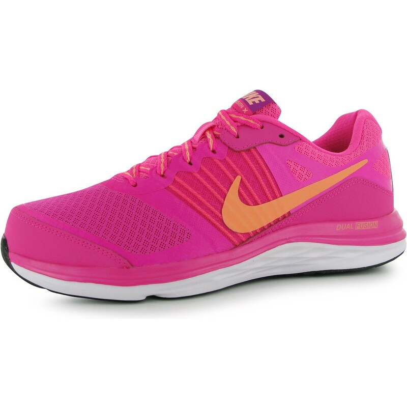 boty Nike Dual Fusion X dámské Running Shoes Pink/Orange