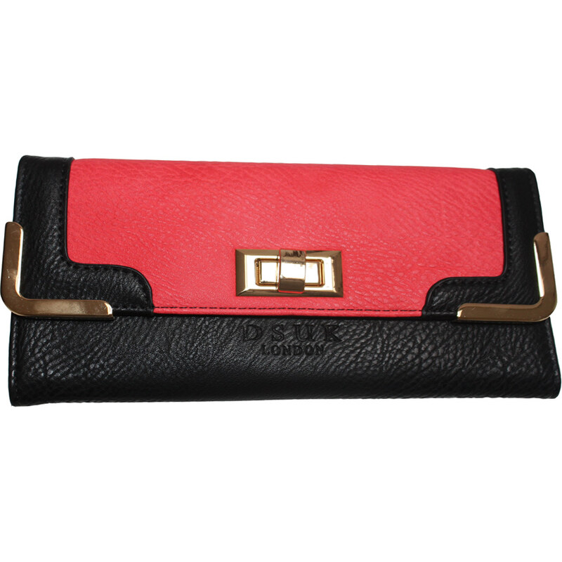 Dámská peněženka DSUK červeno - černá