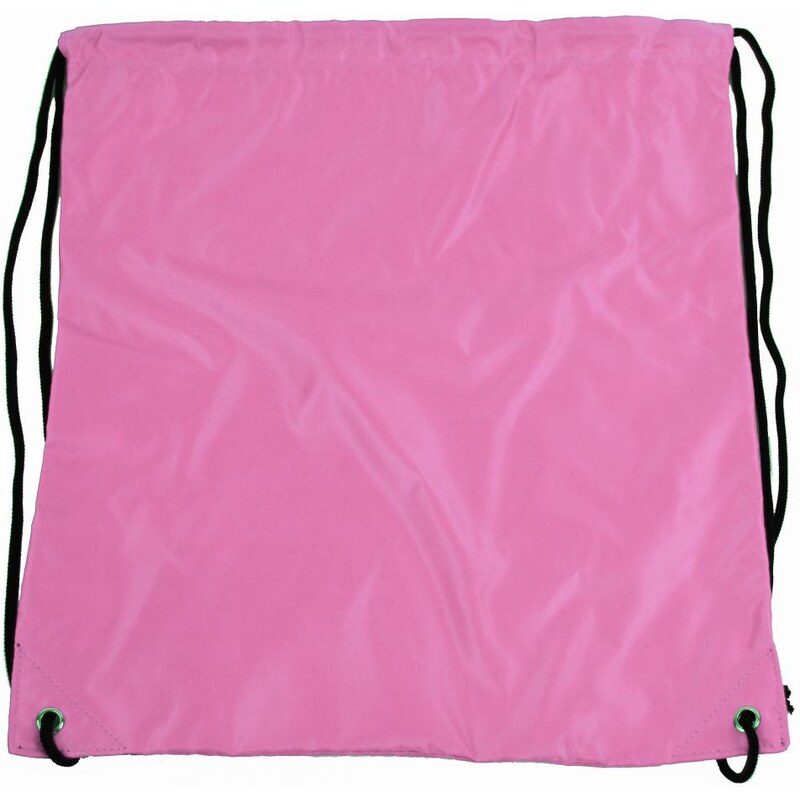 Century Bag Pytlík do tělocviku / na cvičky jednobarevný stahovatelný světle růžový 3H02
