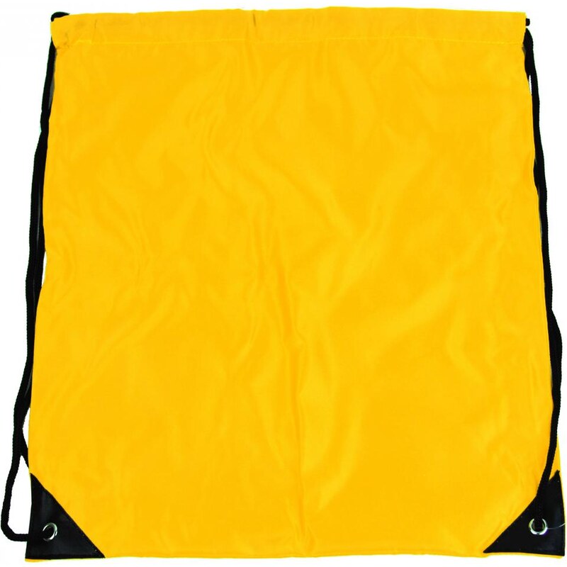 Century Bag Pytlík do tělocviku / na cvičky jednobarevný stahovatelný žlutý 3H02