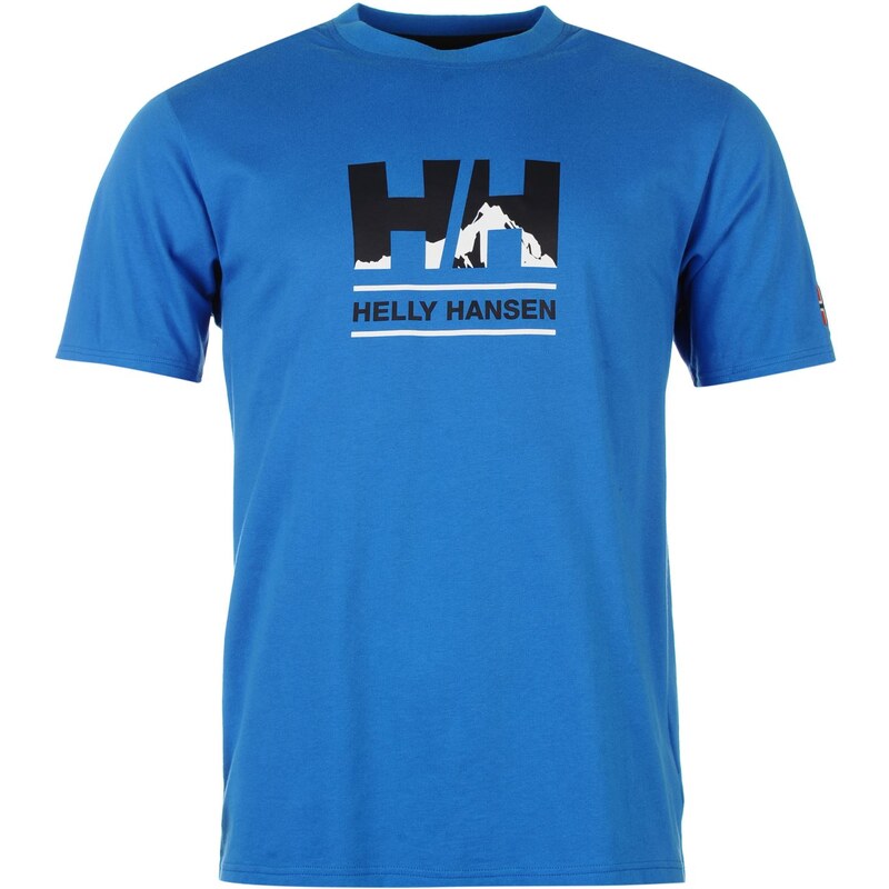 Triko pánské Helly Hansen Logo Cobalt Blue