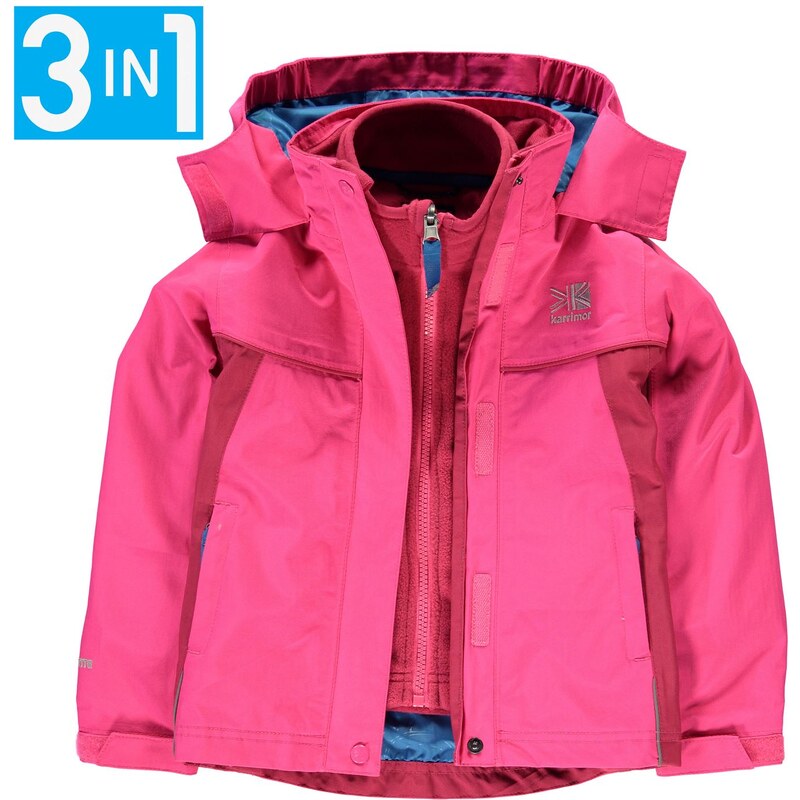 Karrimor karimor 3in1 Jacket Junior Pink