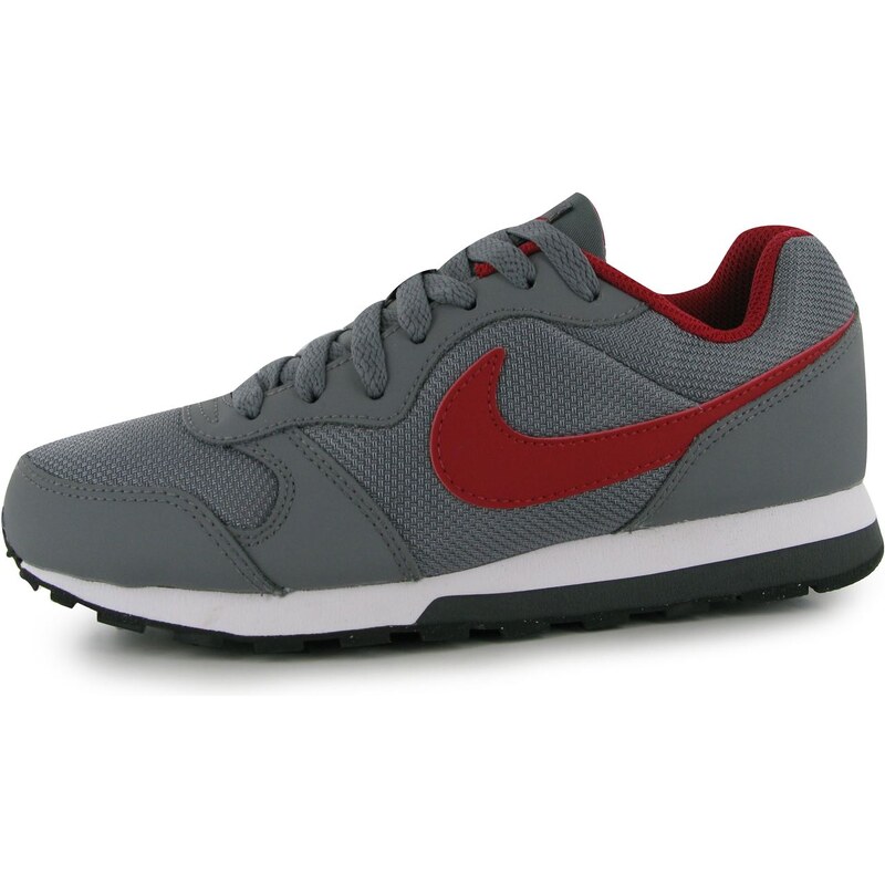 Nike MD Runner 2 dětské Boys Trainers Grey/Red