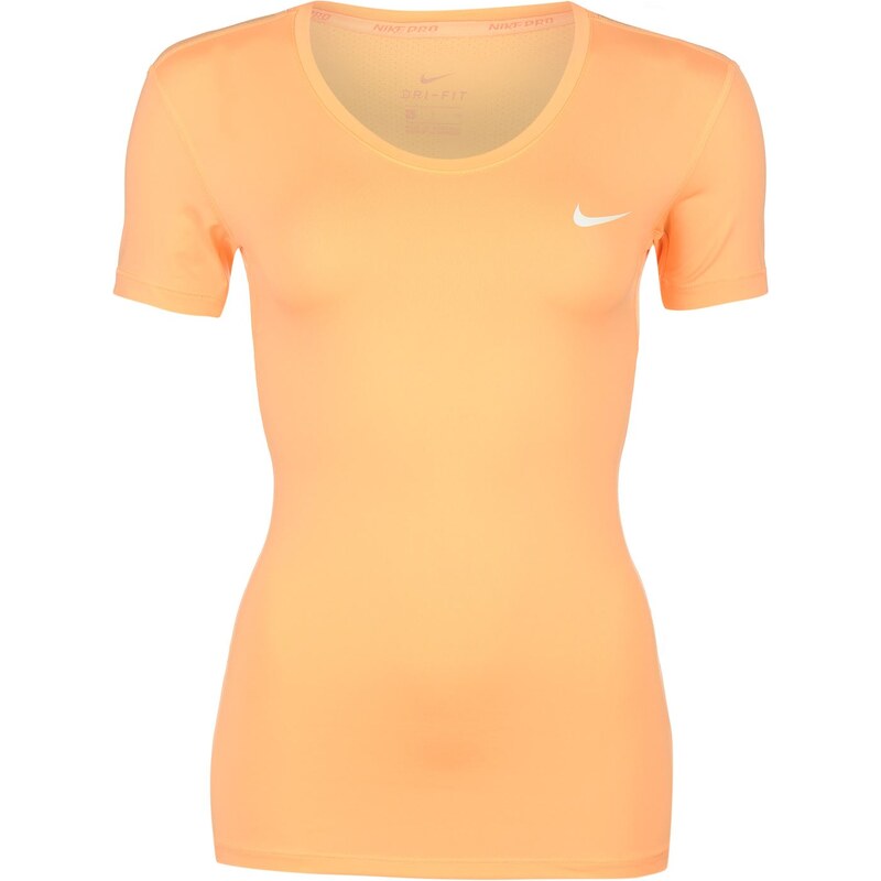 Sportovní tričko Nike Pro V Neck dám. oranžová