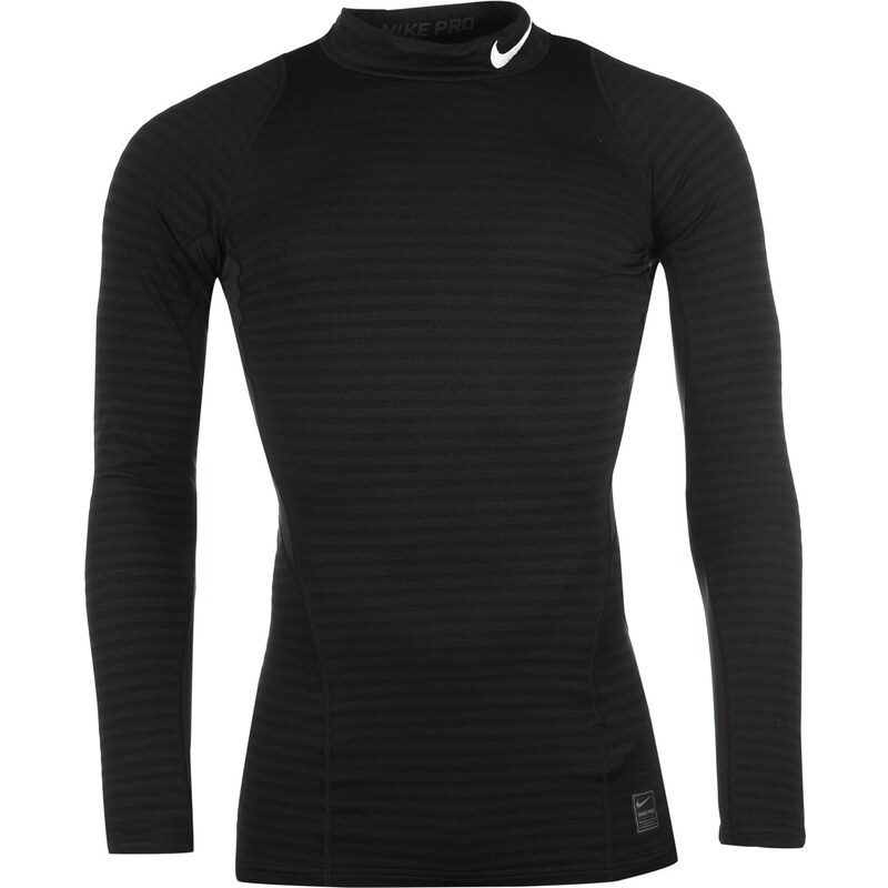 Termo tričko Nike Pro Warm Neck pán. černá