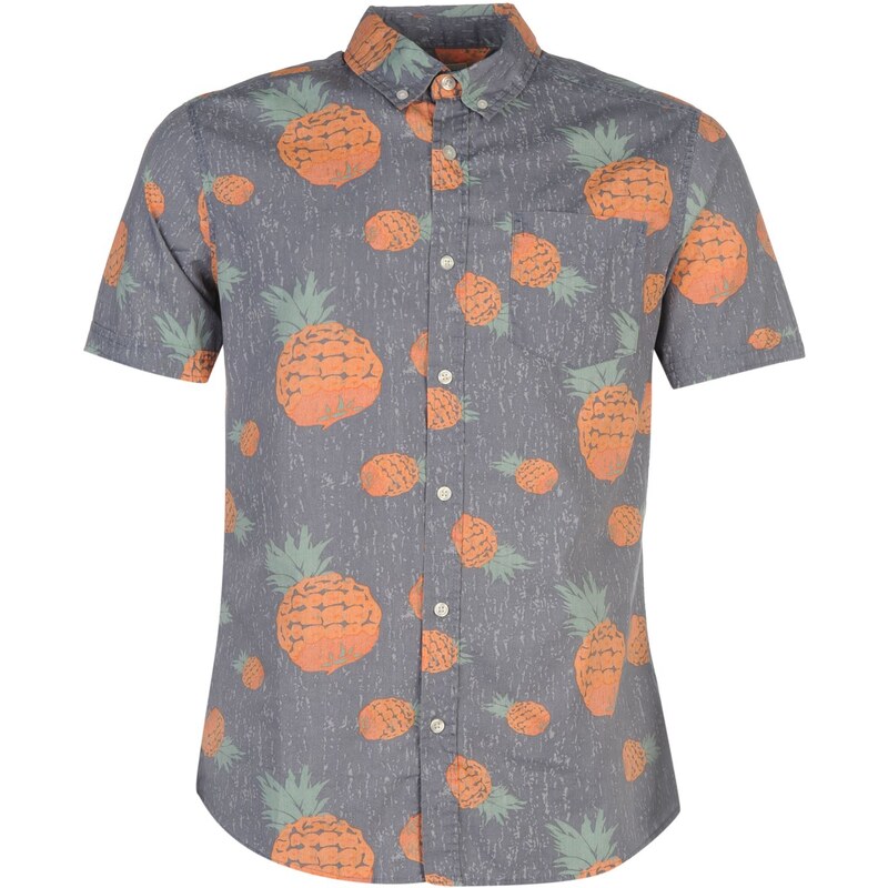 Ocean Pacific All Over Print Casual Shirt pánské Blue Pineapples