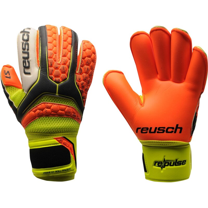 Brankářské rukavice Reusch Repulse Prime S1 pán. černá/oranžová