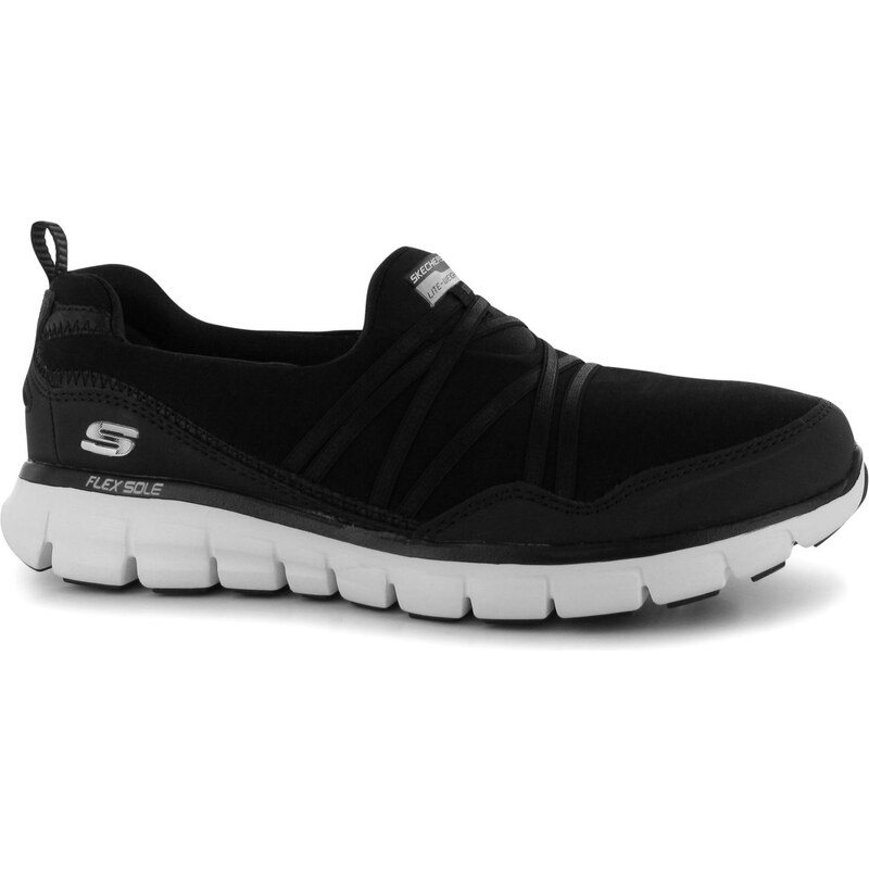 Látkové boty Skechers Syn Scene dám. černá/bílá