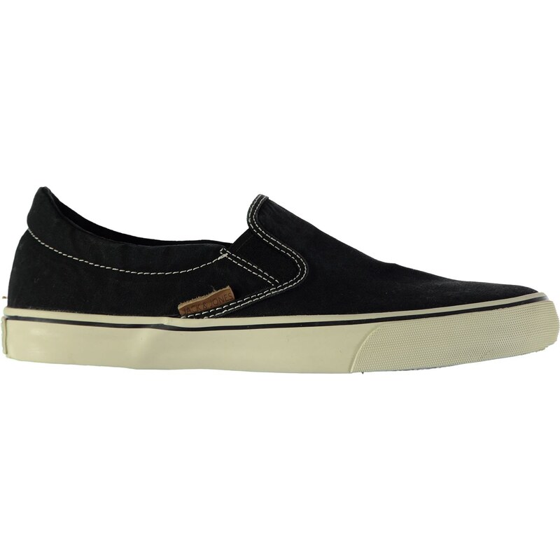 Jack and Jones Surf Loafer Mens Canvas Shoes, pirate black