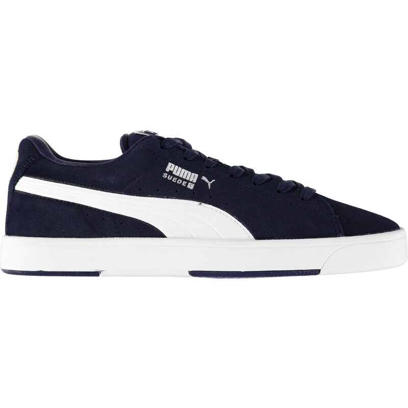 Puma Suede S Mens Trainers, navy/white